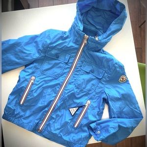 Authentic Moncler Lightweight Blue Jacket (size 8)